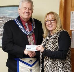 Chocorua Masonic Lodge Donates to Interlakes Community Caregivers