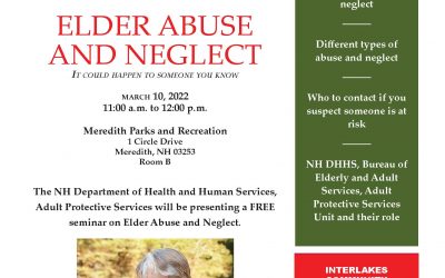 Seminar  – Elder Abuse and Neglect